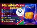 Paratus Mobile Namibia SIM Card Codes No USSD Codes Full Guide Balance Data & Recharge #worldwork50