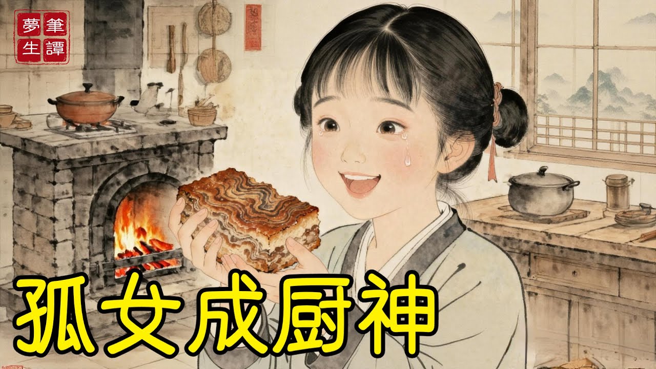 孤女被刻薄店主逼用豆渣做菜，遭盡嘲笑，她不忍浪費，反復試驗，竟將豆渣壓製成新奇吃食，風味獨特，成為一方名產！#故事#民間傳說#奇遇#報恩#原創故事