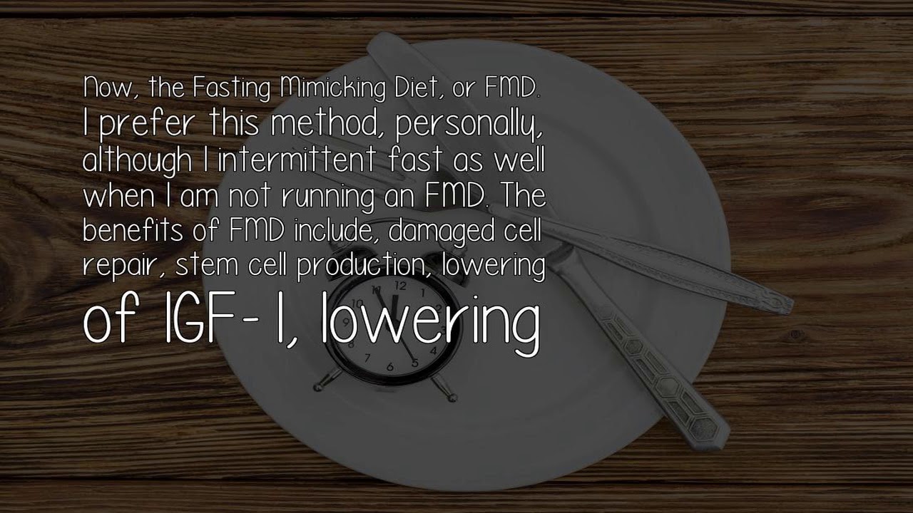 Which Is Better Fasting Mimicking Diet Or 16 8 ...