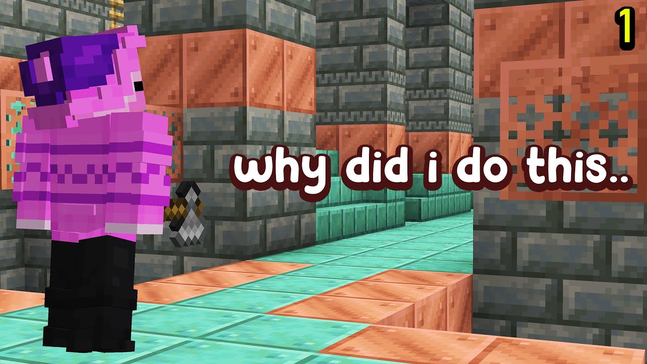 starting my new survival world.. in a trial chamber (#1)