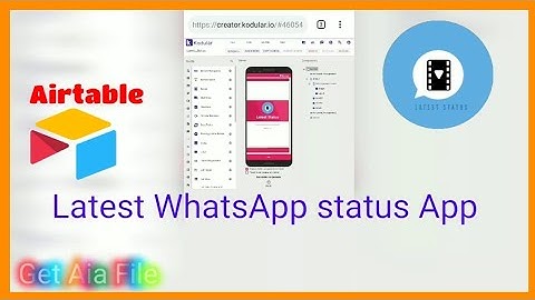Airtable Whatsapp Status Video App Aia File