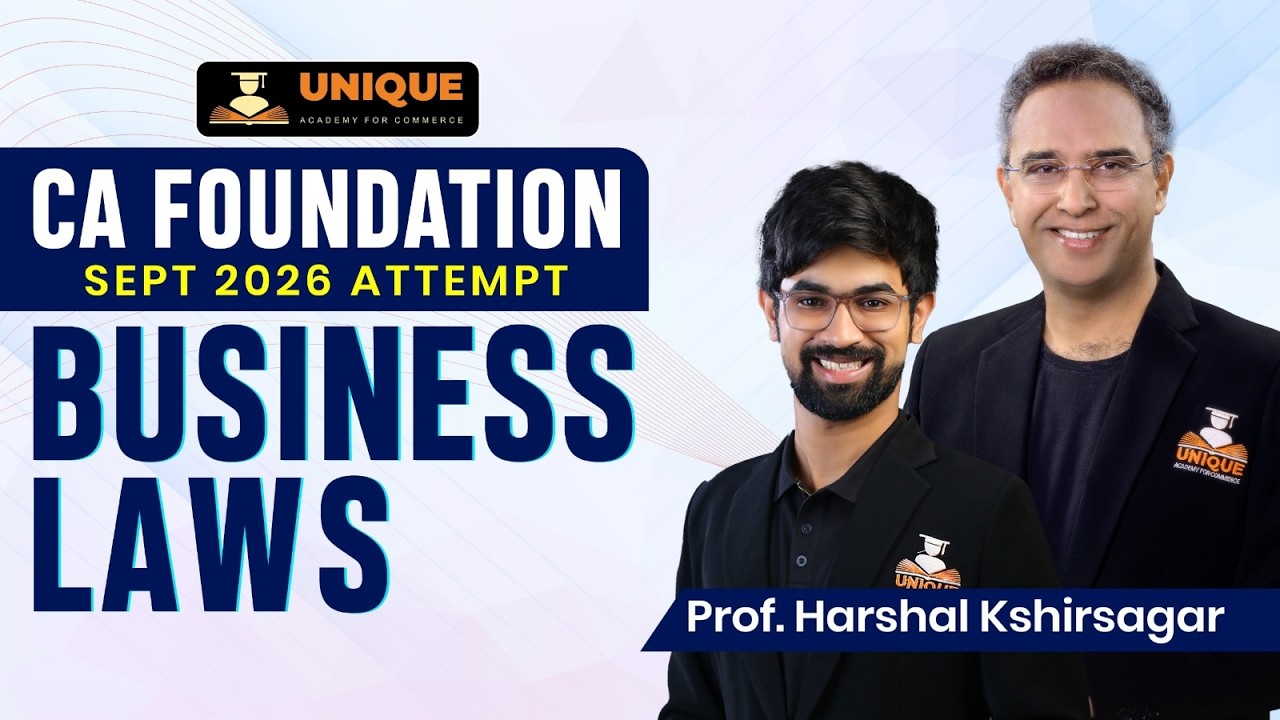 Demo Lecture - Business Laws - Harshal Kshirsagar