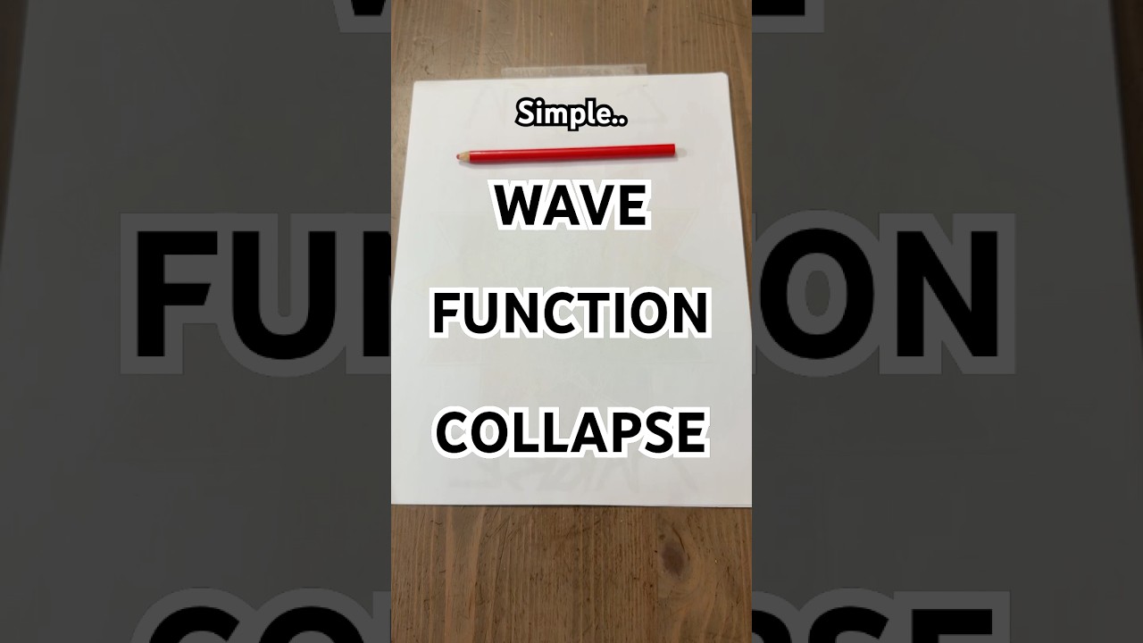 Wave function collapse, simple comparison
