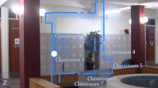 Where are the different teaching spaces within the CLL building