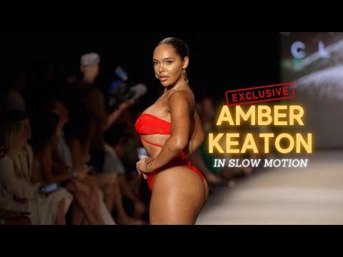 Amber Keaton In Slow Motion Miami Swim Week 2023 