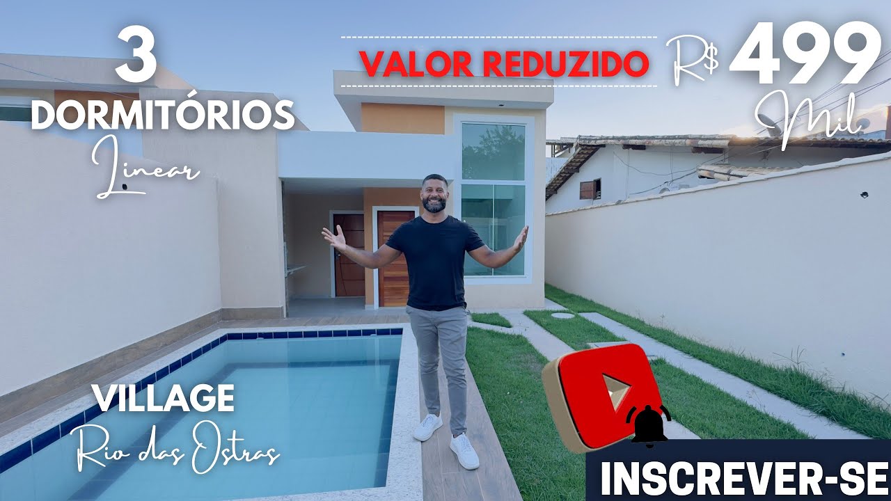 CASA NOVA COM PREÇO ANTIGO - RIO DAS OSTRAS/RJ