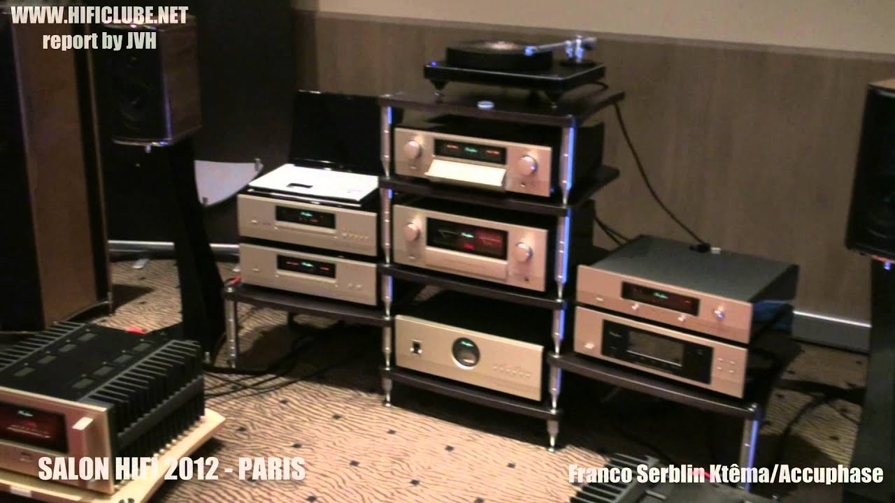 SALON HIFI 2012 PARIS   Franco Serblin Ktêma Accuphase   classical