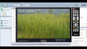 Samsung SmartTV - Developing Javascript based apps using the Samsung SDK