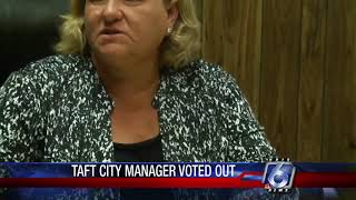 Taft city manager voted out