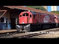 GE U20C 3812 e 3836 chegando na estação de Cornélio Procópio/PR. 06/03/20.