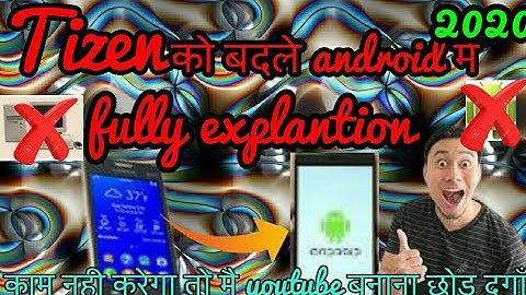 how to convert tizen into android