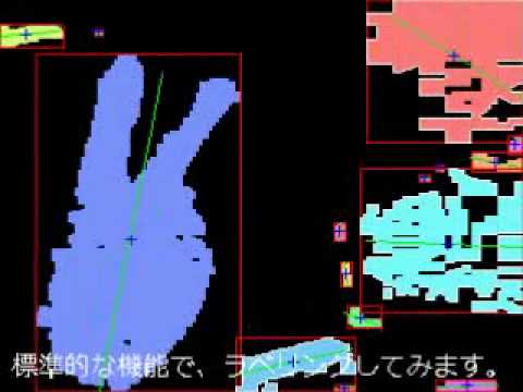 OpenCVで肌色検出