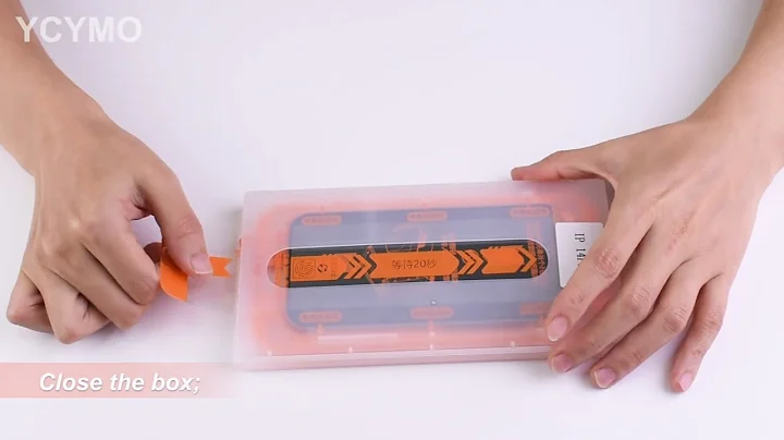 Magic box Dust free Hands-free easy fit tempered glass screen protector for iPhone 11-14 Pro Max