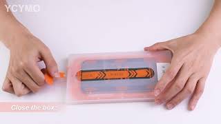 Magic box Dust free Hands-free easy fit tempered glass screen protector for iPhone 11-14 Pro Max