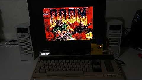 Playing Doom For The Vic20 On My Commodore 64 With Turbo Chameleon For The First Time! ID Software