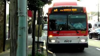 NICE Bus: Freeport Bound Orion 7 CNG n4 at Merrick Rd / Rkway Ave