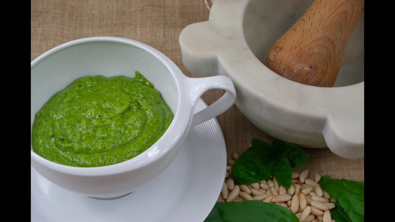Ricetta del Pesto Genovese col Frullatore a Immersione YouTube