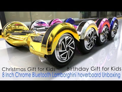 best-christmas-gift-for-kids-8-inch-bluetooth-chrome-lamborghini-hoverboard-unboxing