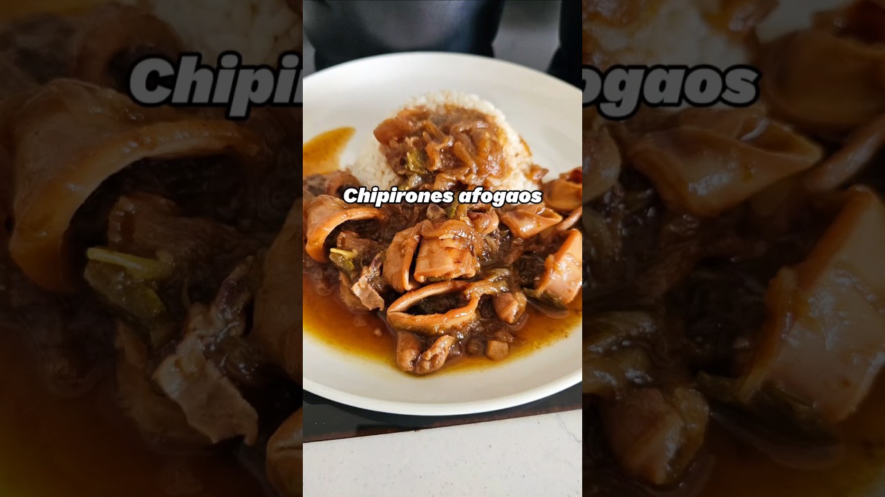 Chipirones Afogaos #receta #comer #Asturias #cocinar #guiso #chipirones