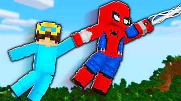 Minecraft: SUPERHEROES (EPIC HEROES & VILLIANS WITH POWERS!) - Mod Showcase