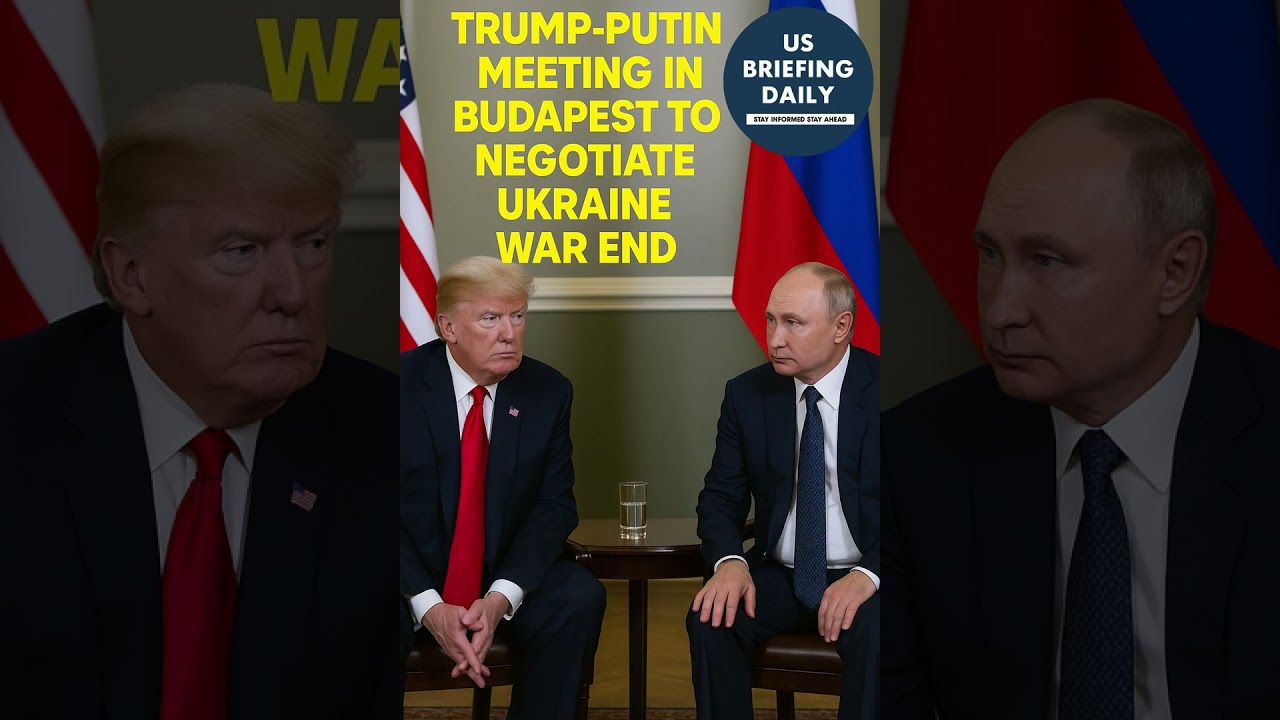 Trump-Putin meeting in Budapest to negotiate Ukraine war end | US Briefing Daily