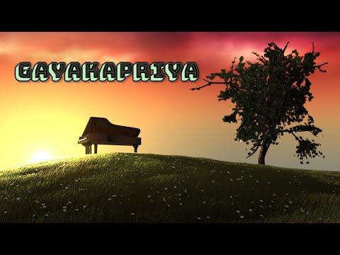 How to play Carnatic scales mela on piano 13 Gayakapriya MELA IDENTIFICATION DC
