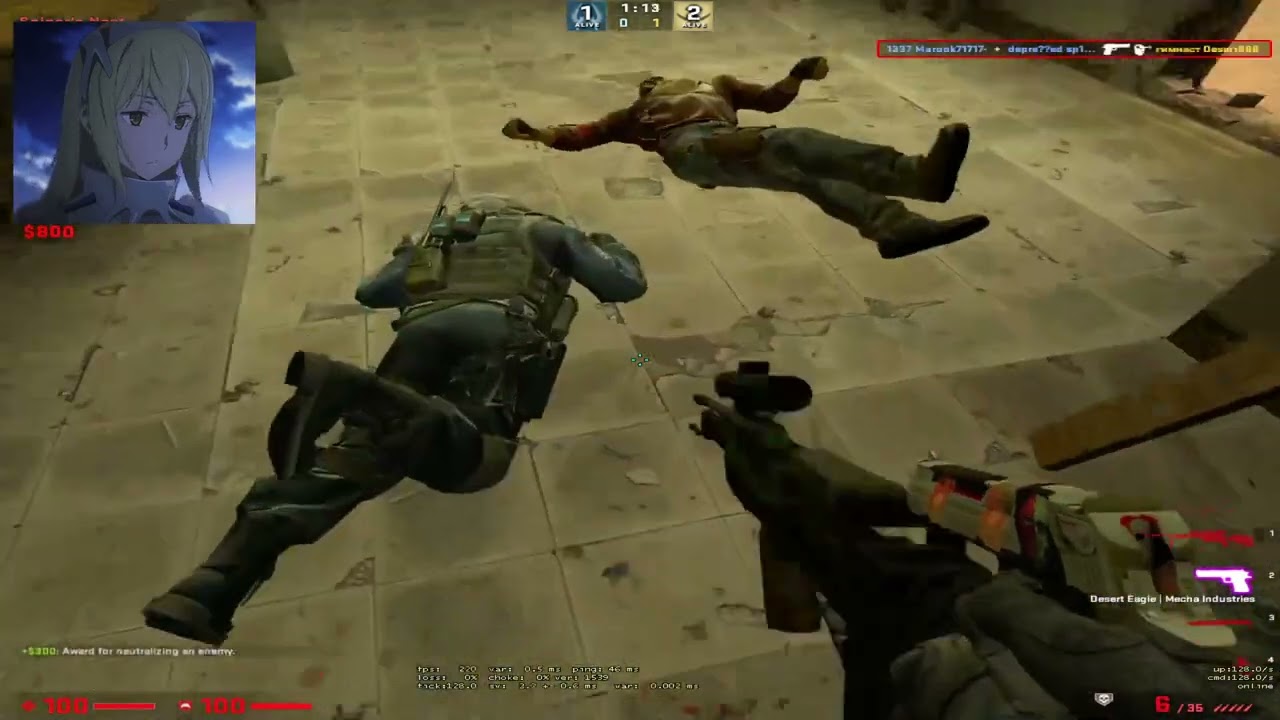 клатч 1в3 vs f0lya & dgl | Marook