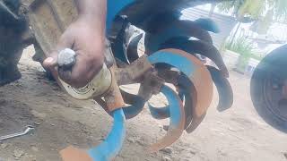 How to change oil seal and bearing rotary shaft | VST शक्ति 130 DI Power Tiller