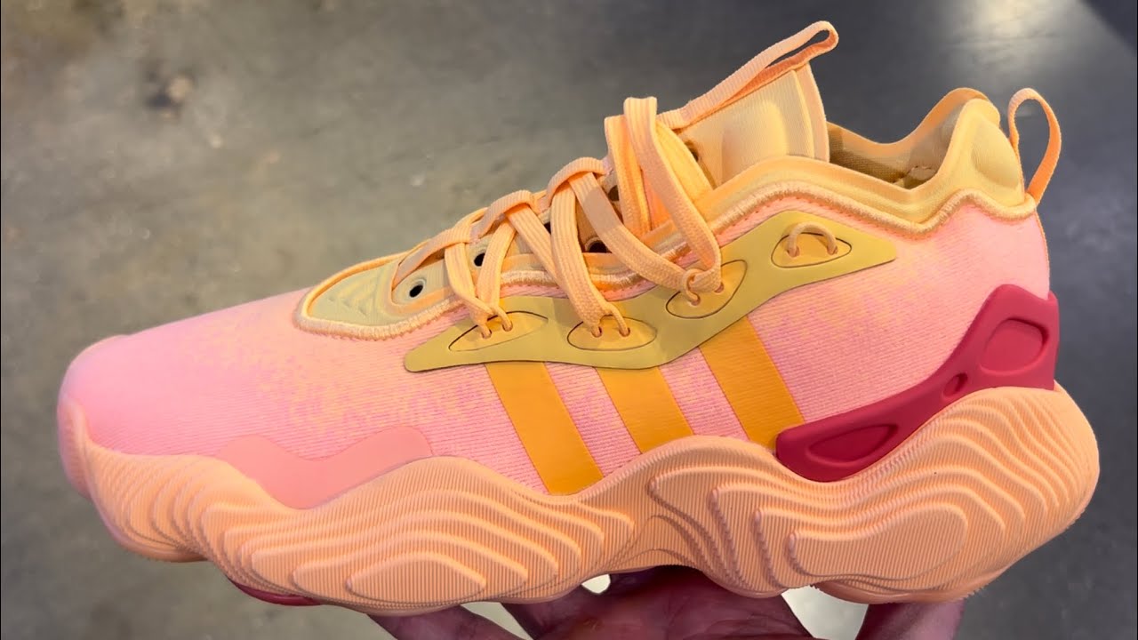 Adidas Trae Young 3 Acid Orange Basketball Shoes - YouTube display picture 1