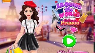 Girls Games - Around The World: Fashion In France screenshot 1