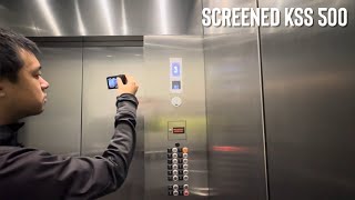 RARE KONE KSS 500 Traction North Elevators at Collaborated Life Sciences Building OSHU Portland, OR