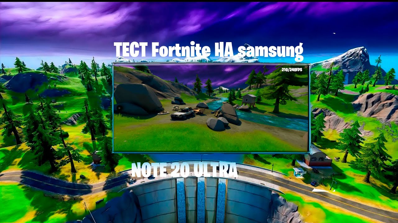 ТЕСТ ФОРТНАЙТ НА SAMSUNG NOTE 20 ULTRA