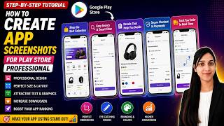 How to Create Professional App Screenshots for Google Play Store | Step-by-Step Guide