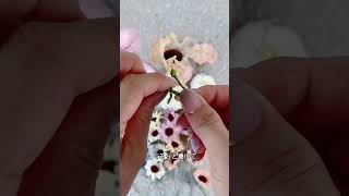 【ダイソーフラワーペーパーでお花のリース】