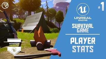 Unreal Engine 5 Tutorial - Survival Game Part 1: Player Stats