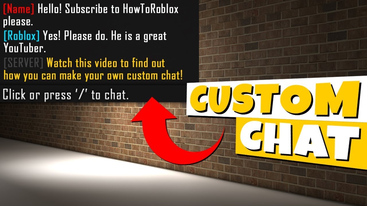 How To Make A Custom Chat Howtoroblox Youtube - roblox lua chatted event