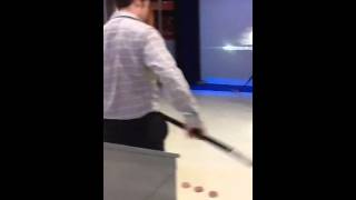 David Gove at the Hockey Hall of Fame