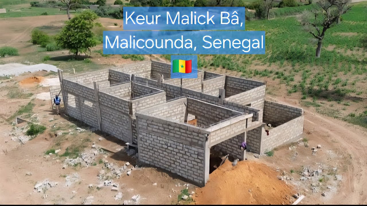 My Cousin Tammy started on her house! | Living in Senegal 🇸🇳 