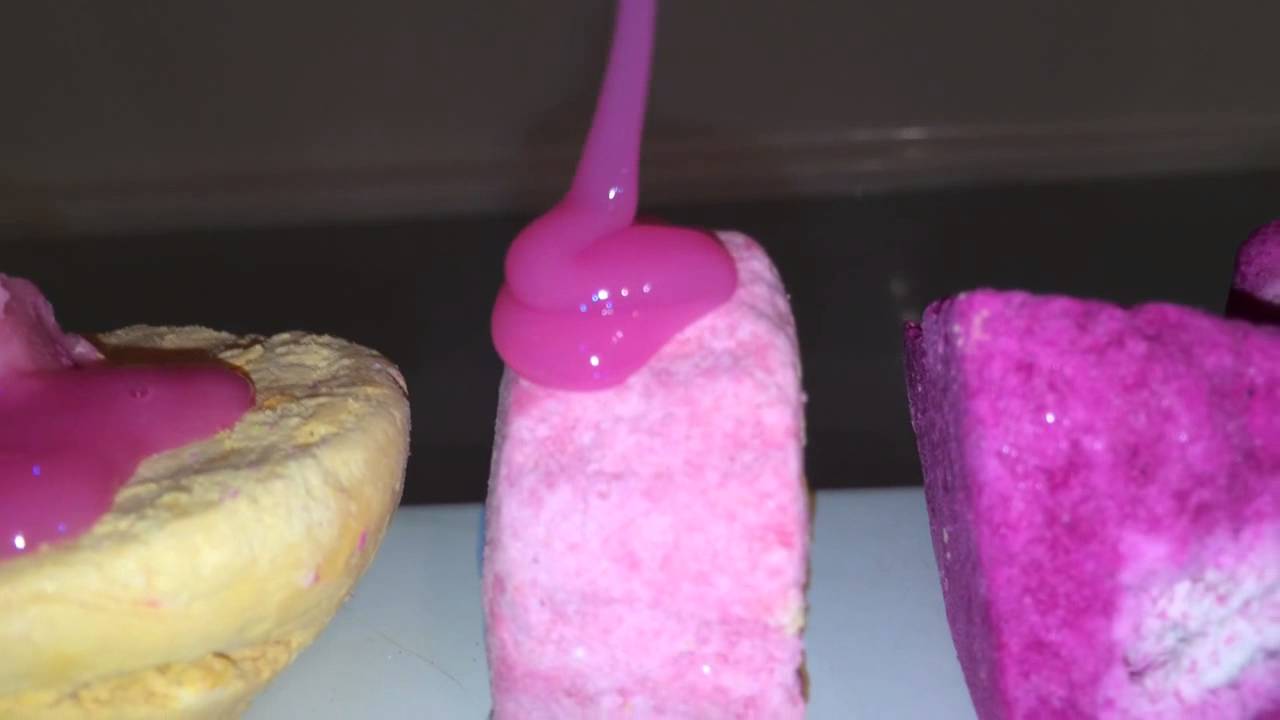 LUSH Bath Cocktail - Cinders, Pink, The Comforter, Yuzu & Cocoa, Magic Wand, MMM, and Snow Fairy