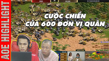 AoE Highlight | Mãn nhãn với trận đấu 3vs3 và cuộc đối đầu của 600 đơn vị quân