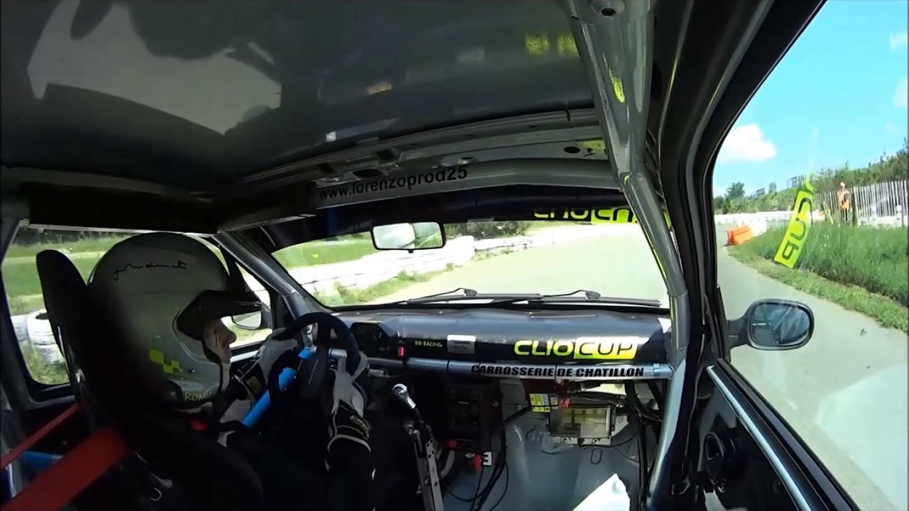 slalom de franche comte  2018 in board clio CUP R Bourgeois