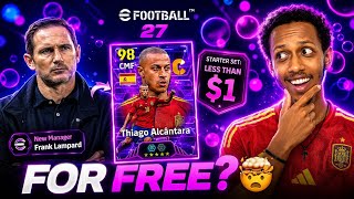 Thiago Alcantara NEW Card + Lampard Overload Manager Review | eFootball 2027 🔥 | eyubuzz