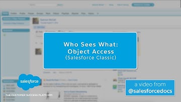 Who Sees What: Object Access (Salesforce Classic) | Salesforce