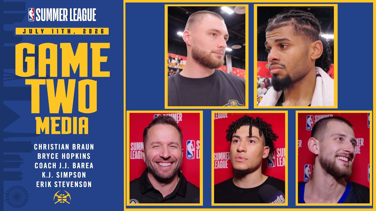 Full Denver Nuggets Media vs. Minnesota 🎙 | 2026 NBA Summer League