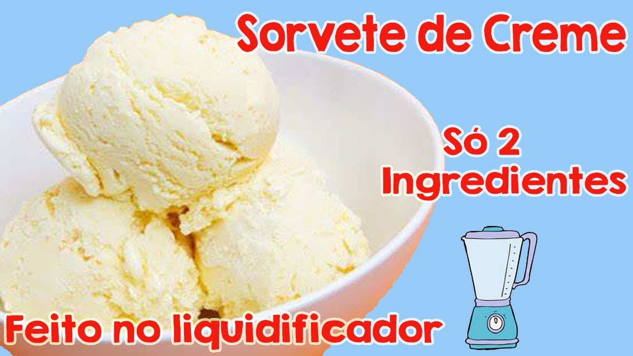 Se você tem um liquidificador e esse dois ingredientes, faça esse sorvete!!! Simplesmente delicioso!