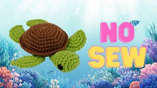 SCHILDKRÖTE HÄKELN OHNE NÄHEN! 🐢 Süßes Amigurumi in einem Stück (no Sew)