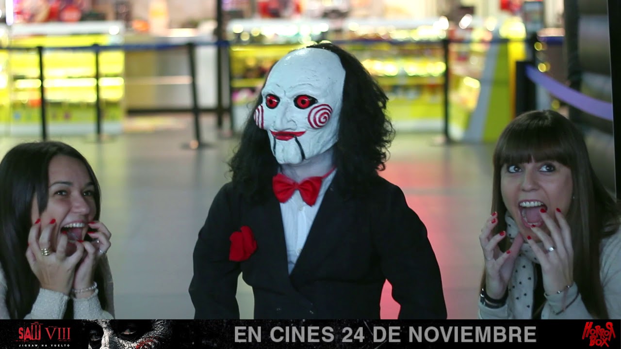 SAW VIII - Sustos en Cinesa La Maquinista - Horror Box - JigSaw Escape ...