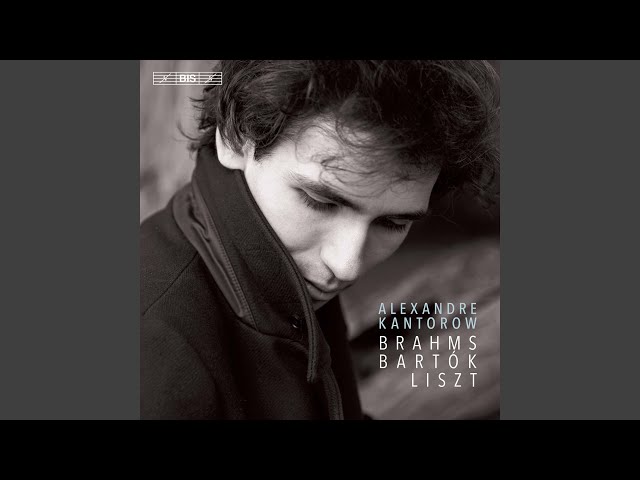 Brahms - Sonate pour piano n°2: 1er mvt : Alexandre Kantorow, piano