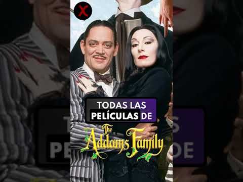 Todas las películas de "THE ADDAMS FAMILY". 🖤 #shorts #addamsfamily