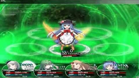 Labyrinth of Touhou 2 - Tenshi 9F: Tricking The Buff Hater
